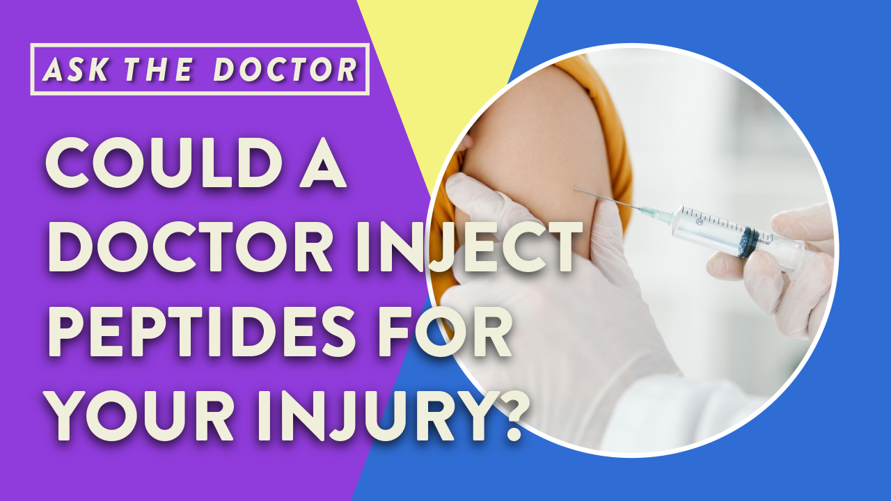 Could a doctor inject peptides for your injury? | Dr Geier