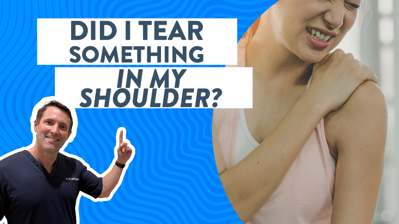 How do I know if I tore something in my shoulder? | Dr Geier