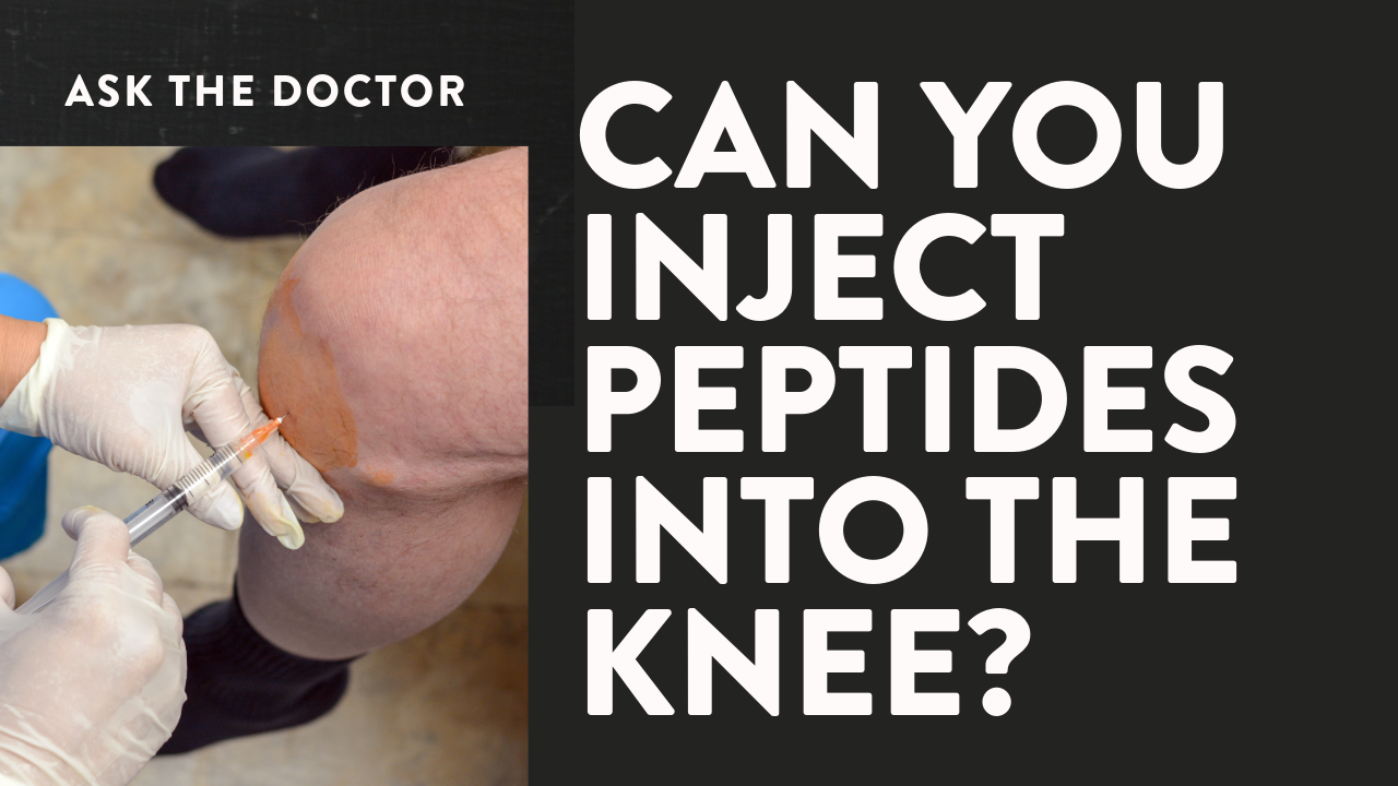 Can you inject peptides into the knee? | Dr Geier