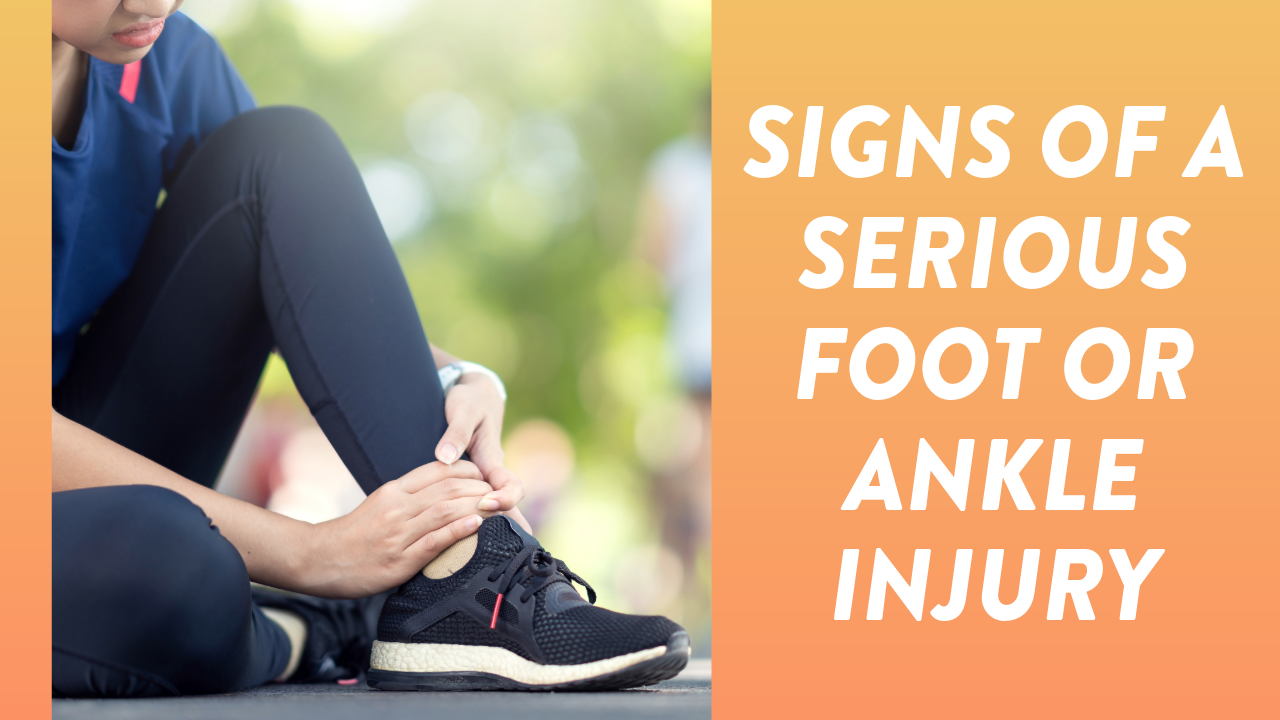 Signs of a serious foot or ankle injury | Dr Geier